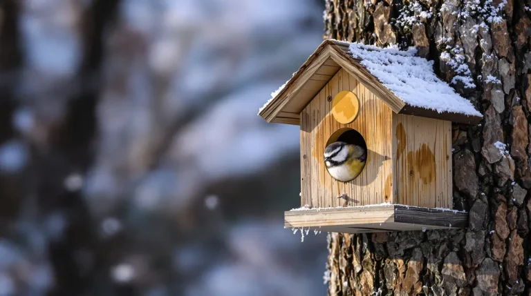 Nichoir : ce détail à corriger d'urgence chez vous pour que les oiseaux viennent s'y abriter tout l'hiver