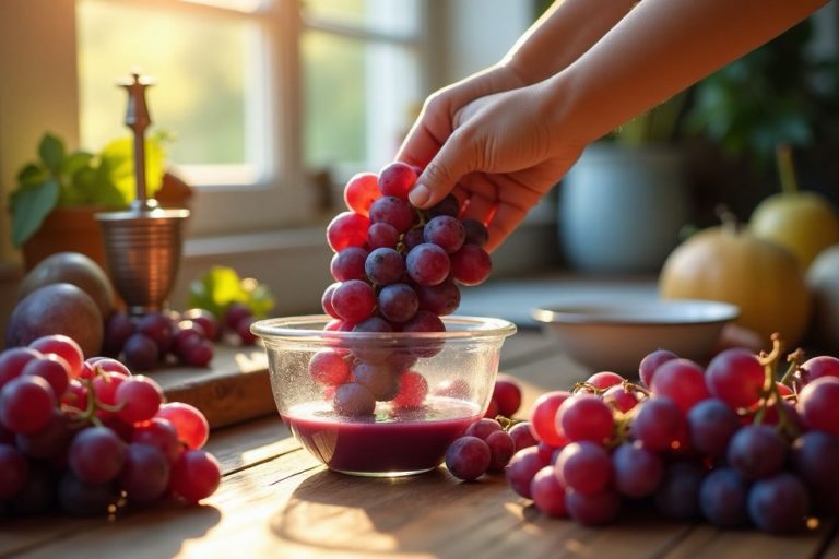 Comment préparer un jus de raisin maison frais et naturel