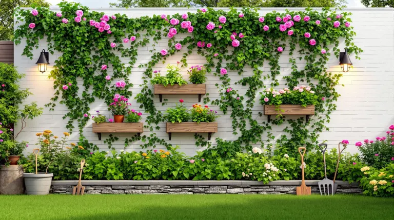 Comment habiller un mur dans votre jardin : idées et conseils pratiques