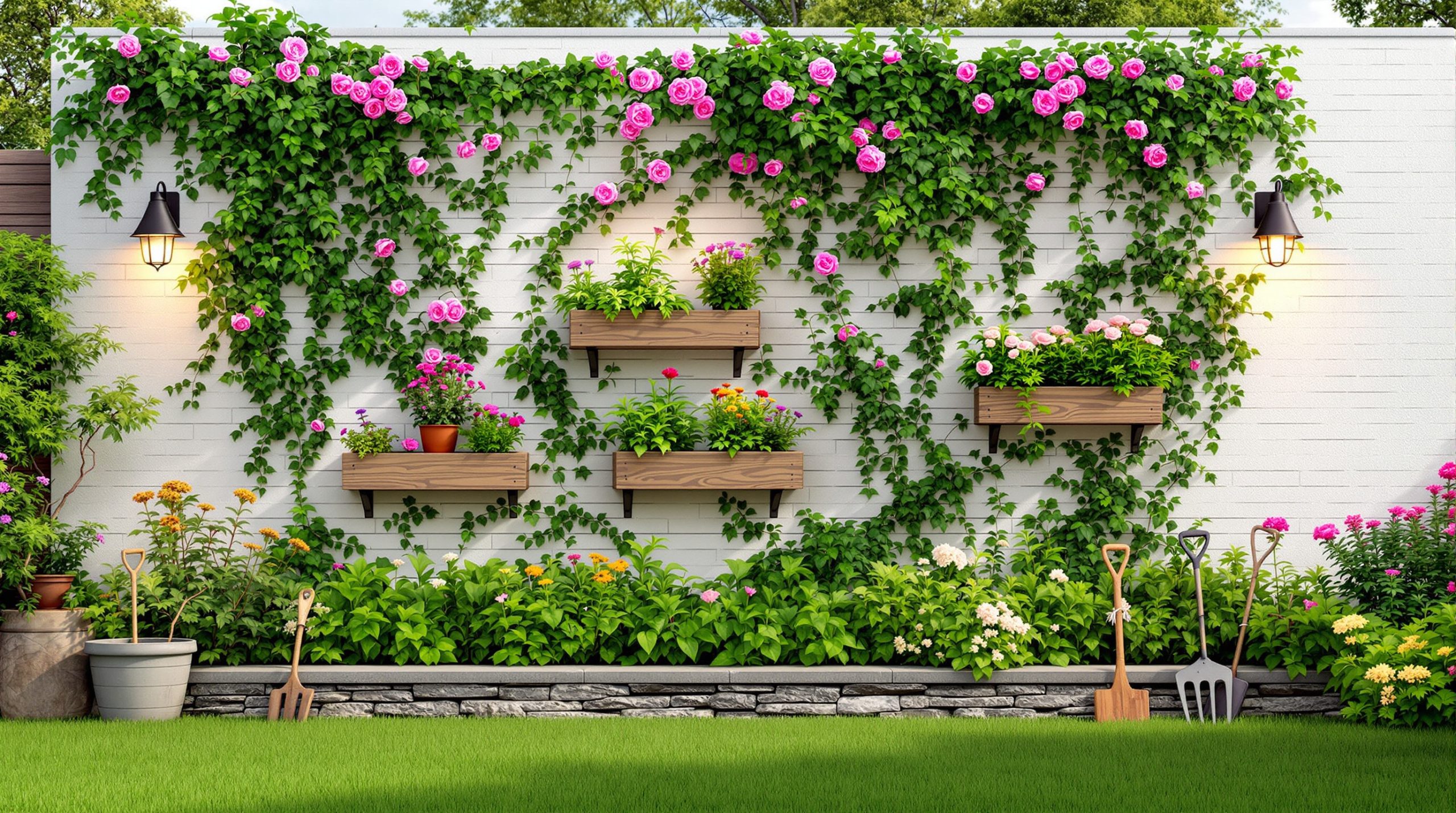 Comment habiller un mur dans votre jardin : idées et conseils pratiques découvrez comment habiller un mur dans votre jardin avec nos idées créatives et conseils pratiques pour créer un espace extérieur unique et harmonieux.