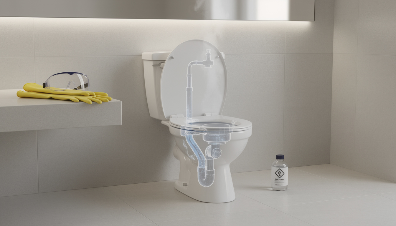 Acide chlorhydrique wc : guide d'utilisation et précautions indispensables découvrez comment utiliser l'acide chlorhydrique pour vos wc en toute sécurité. suivez notre guide complet avec les précautions indispensables à respecter pour un nettoyage efficace et sans danger.