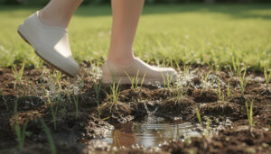 découvrez comment marcher sur un semis de gazon peut optimiser l'arrosage en favorisant une meilleure absorption de l'eau et un enracinement plus solide.