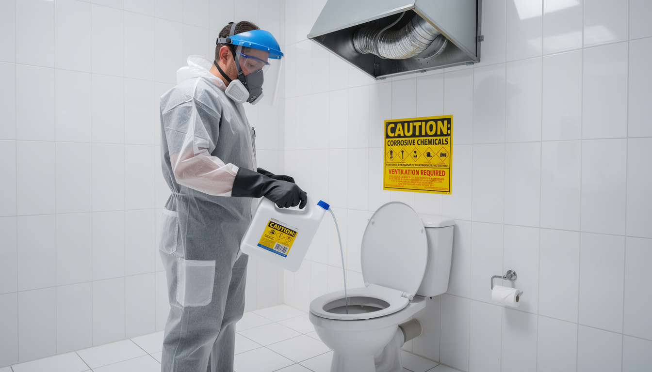 Comment utiliser l'acide chlorhydrique pour déboucher vos toilettes en toute sécurité découvrez comment utiliser l'acide chlorhydrique pour déboucher vos toilettes efficacement et en toute sécurité, avec des conseils pratiques et des précautions essentielles.