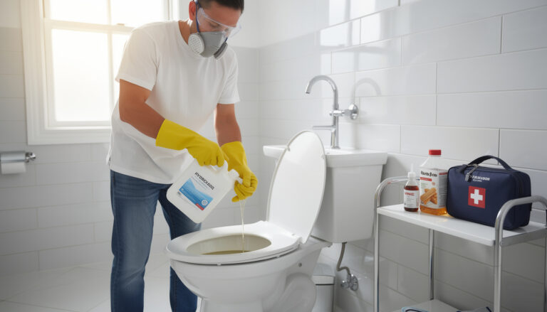 Comment utiliser l&rsquo;acide chlorhydrique pour déboucher vos toilettes en toute sécurité