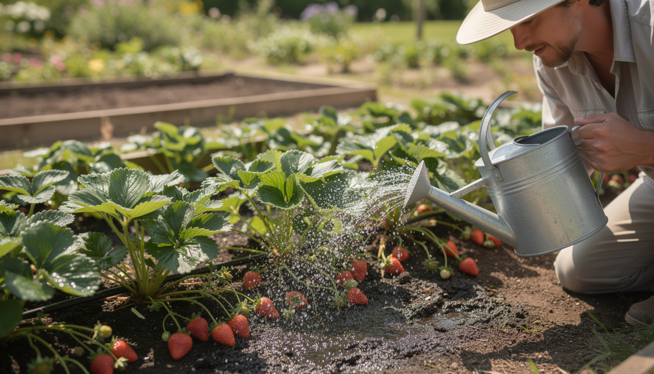 Faut-il arroser les fraisiers pour une meilleure récolte découvrez pourquoi arroser les fraisiers est essentiel pour maximiser votre récolte de fraises savoureuses et obtenir un jardin florissant.