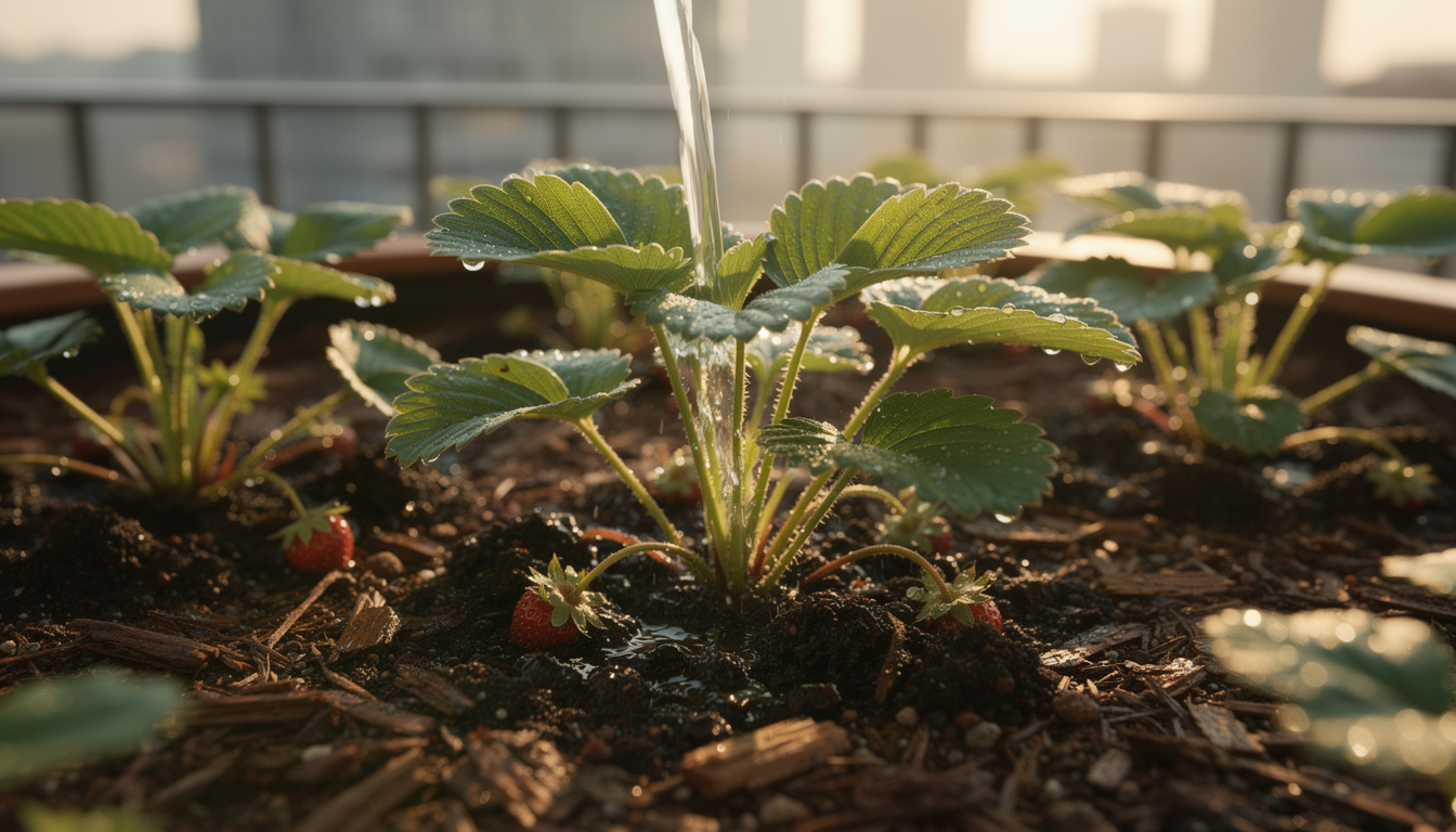 Peut-on arroser les feuilles des fraisiers sans les abîmer découvrez comment arroser les feuilles des fraisiers en évitant de les abîmer et ainsi favoriser une croissance saine et une récolte abondante.